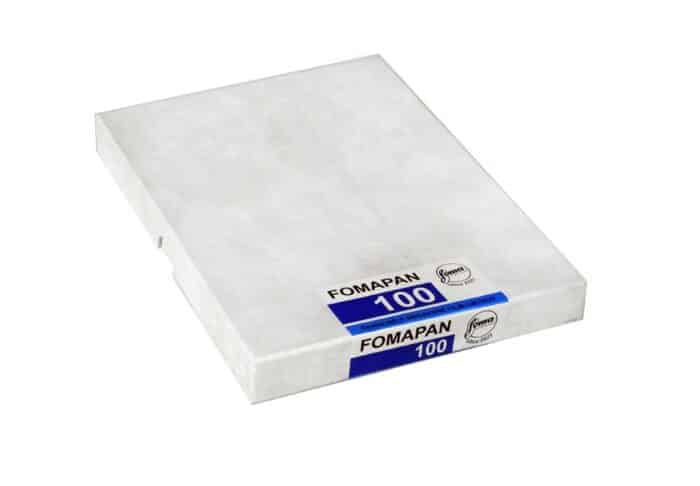 Fomapan 100 8x10 Inch B/W Negative film sheets for large format photography