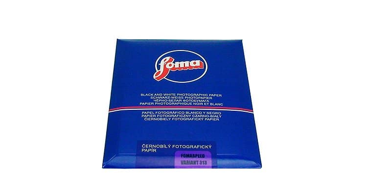 FOMASPEED VAR 313 7x9.5" premium quality RC paper pack – glossy variable contrast photo paper for darkroom printing.