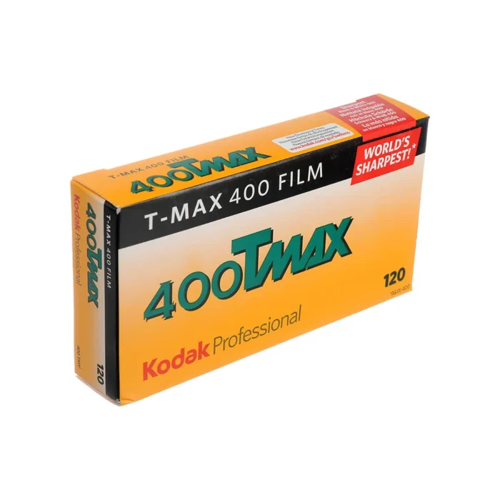 Kodak T- Max 400 (World’s Sharpest) B/W Negative Film 120 Format (Single Roll)