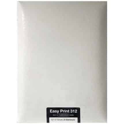 FOTOIMPEX Easy Print RC 312 – Pearl B/W Photo Paper 10.5x14.8 cm | Exceptional RC Quality – 25 Sheets