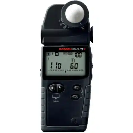 Gossen Starlite 2 light meter with incident and spot exposure metering.