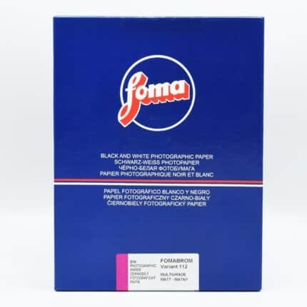 FOMA Fomabrom VAR 112 Matt BW Paper 24x30.5cm double weight baryta variable contrast black and white photo paper 50 sheets
