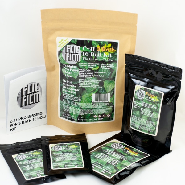 Flic Film C-41 ECO Kit - Powder makes 500ml for 8 Rolls