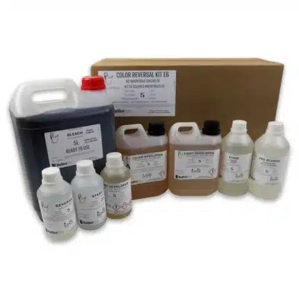 Bellini E-6 Kit for color reversal film processing and slide development.